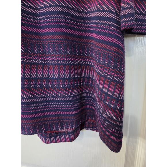 Amanda Uprichard Paxton Juniper Stripe Purple Plunge V-Neck Mini Knit Dress, XS - Picture 7 of 12